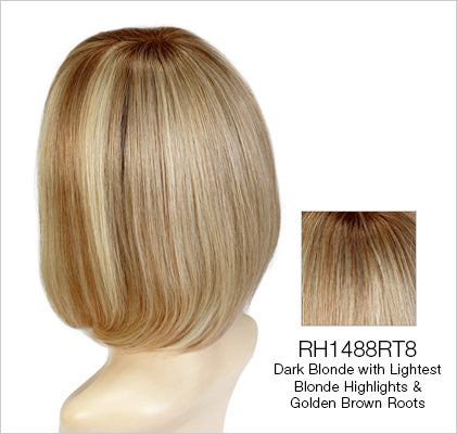 Emmeline Wig By Estetica - Remy Human Hair Bob Wig w/ 100% Hand-Tied Mono Top