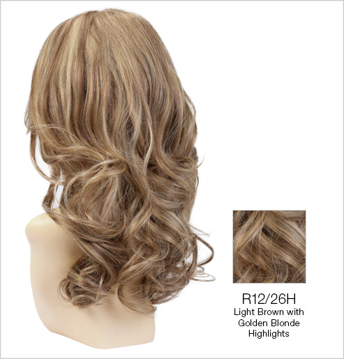 Liliana Wig By Estetica - Long Remy Human Hair Wig w/ Curls and a 100% Hand-Tied Mono Top