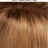 Top Form 6" - 8" Exclusive Colors Human Hair Topper by Jon Renau | Remy Human Hair w/ Double Monofilament Base