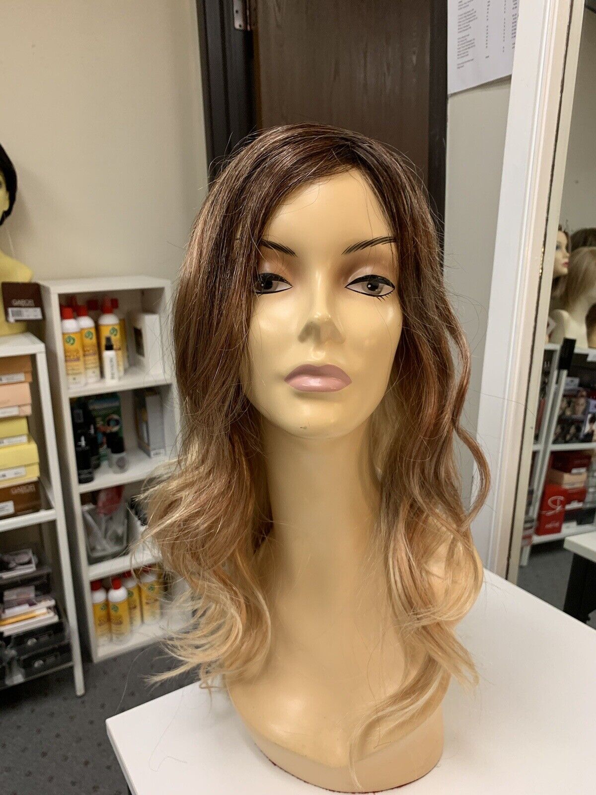 Amore CALLIE Long Layered Wavy Monofilament LF WIG, Melted Sunset Rooted Blonde