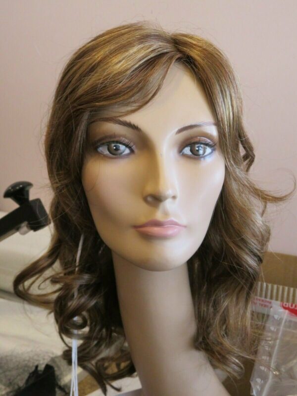 BRITTANY Monofilament Wig Amore Rene of Paris Mono Top Long Curl Copper Glaze *