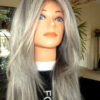Follea / Daniel Alain "Style" Wig- Silver Custom Cut & Colored Size Medium