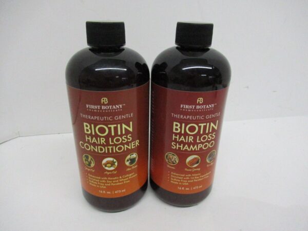 Hair Growth Shampoo Conditioner Set - An Anti Hair Loss Biotin Shampoo