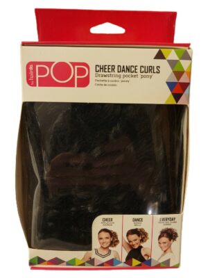 Pop By Hairdo Cheer Dance Curls Drawstring Pocket Pony Extension Ebony PO#17P010