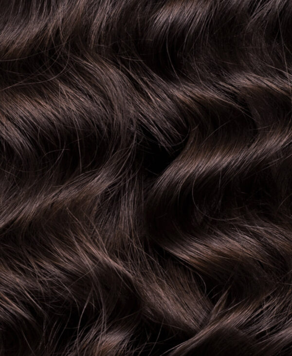 curly ponytail - #2 chocolate brown. - 20 inches