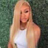 Full Lace Various Styles Straight Human Hair 360 Transparent Lace Front Wigs 150% Density - 360 Lace / 150% / 30