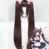 Nekopara Cosplay Wig - Chocola Anime Costume Wig - Brown