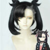 Pokémon Sword and Shield Marnie Cosplay Wig - Black Grey