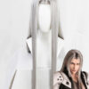Final Fantasy VII Sephiroth Cosplay Wig - Silver Costume Wig FF7