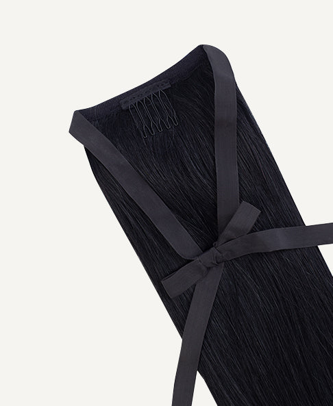 ponytail - #1 jet black. - 20 inches