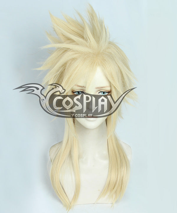 Final Fantasy VII Cosplay Wig - Cloud Strife Girl Golden Costime Wig