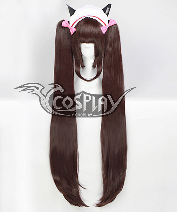 Nekopara Cosplay Wig - Chocola Anime Costume Wig - Brown