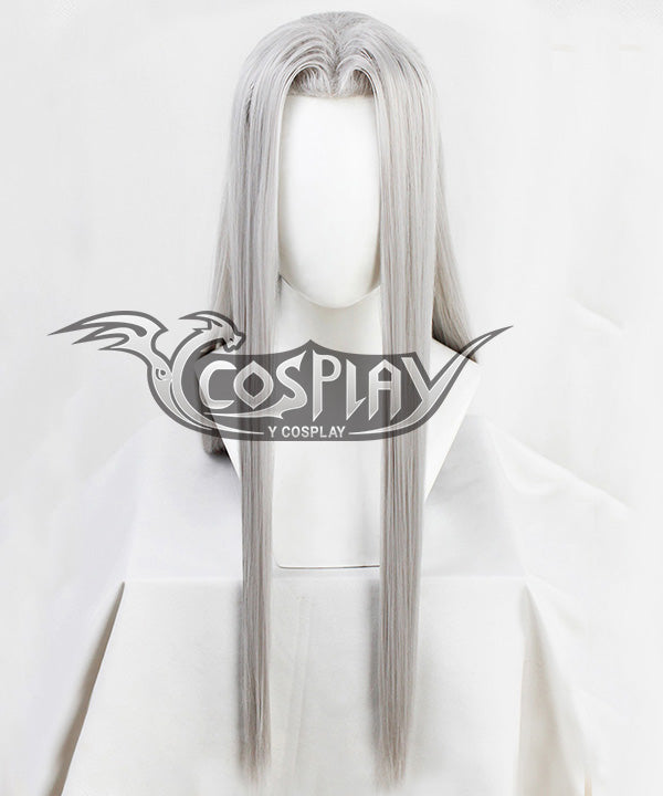 Final Fantasy VII Sephiroth Cosplay Wig - Silver Costume Wig FF7