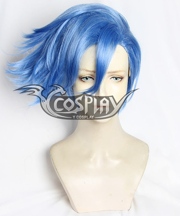 PROMARE Cosplay Wig - Galo Thymos Costume Wig - Blue