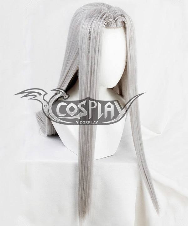Final Fantasy VII Sephiroth Cosplay Wig - Silver Costume Wig FF7