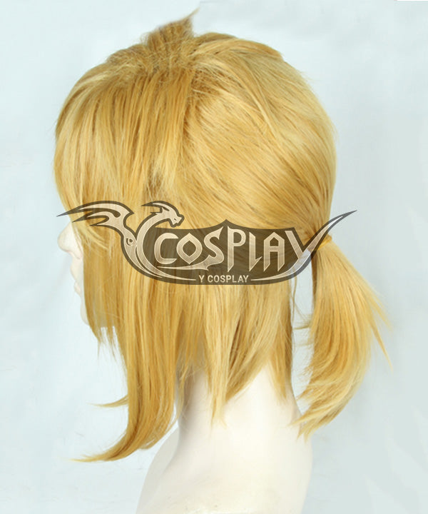 Link Cosplay Wig - The Legend of Zelda: Breath of the Wild Costume Wig - Golden