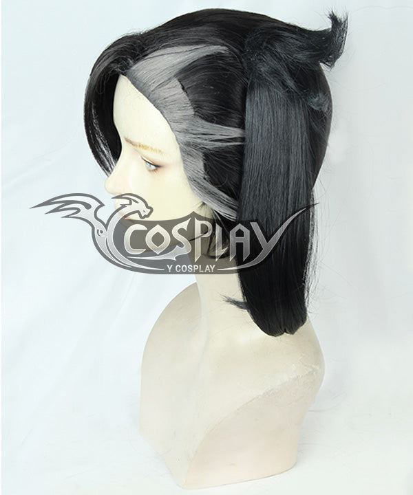 Pokémon Sword and Shield Marnie Cosplay Wig - Black Grey