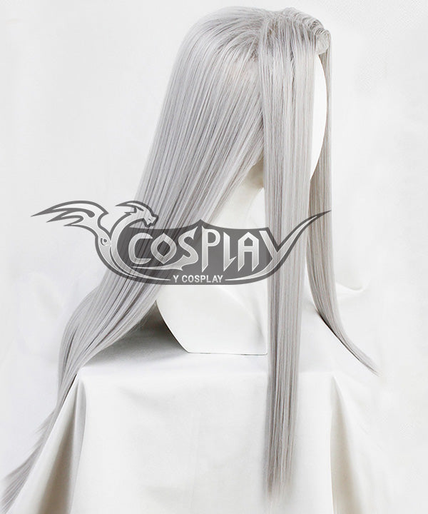 Final Fantasy VII Sephiroth Cosplay Wig - Silver Costume Wig FF7