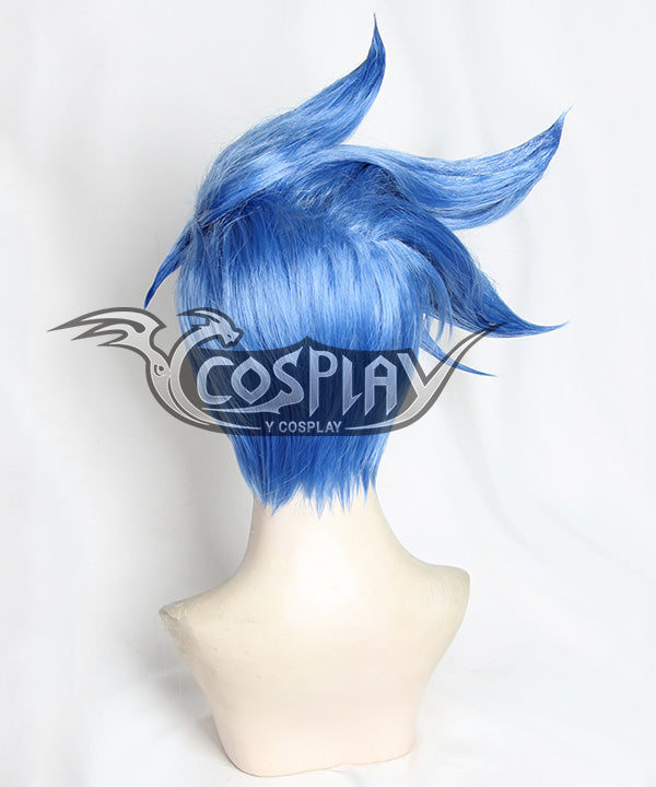 PROMARE Cosplay Wig - Galo Thymos Costume Wig - Blue