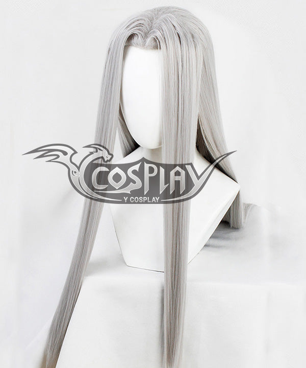 Final Fantasy VII Sephiroth Cosplay Wig - Silver Costume Wig FF7