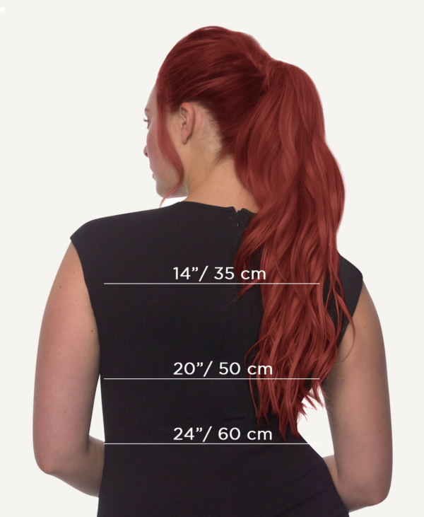 ponytail - #130 copper. - 20 inches
