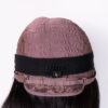put on & go pre-cut lace long bob human wig - 14" natural black.