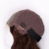 bouncy curls human wig - 12" rooted brown.