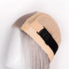put on & go pre-cut lace human wig - 10" silver grey.