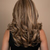 vegan fiber blowout wig 18" blonde highlights.