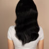 full lace human wig - 20" natural black.