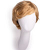 wedge cut human wig - 8" honey blonde.