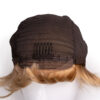 wedge cut human wig - 8" honey blonde.