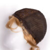 wedge cut human wig - 8" honey blonde.