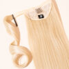 vegan fiber flipped ends ponytail - champagne 17".