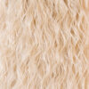 vegan fiber long wavy ponytail - platinum blonde 26".