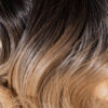 vegan fiber bouncy ponytail - ombre honey 18".