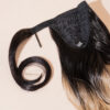vegan fiber bouncy ponytail - ombre honey 18".