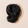 vegan fiber messy bun - natural black.