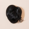 vegan fiber messy bun - natural black.