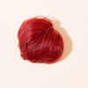 vegan fiber messy bun - ruby.