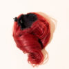 vegan fiber messy bun - ruby.