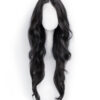 front lace human wig - 26" natural black.