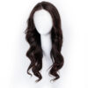 front lace human wig - 18" chocolate brown.