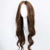 front lace human wig - 24" light brown.