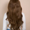 front lace human wig - 24" light brown.