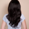 front lace human wig - 20" natural black.