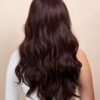 vegan fiber blowout curtain bangs wig 22".
