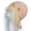 bob wig with fringe - 10" platinum blonde.