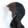 front lace human wig - 20" mocha brown balayage.