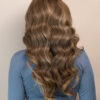 front lace human wig - 20" ash blonde balayage.